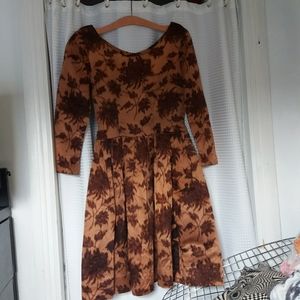 50s Caramel Dress
